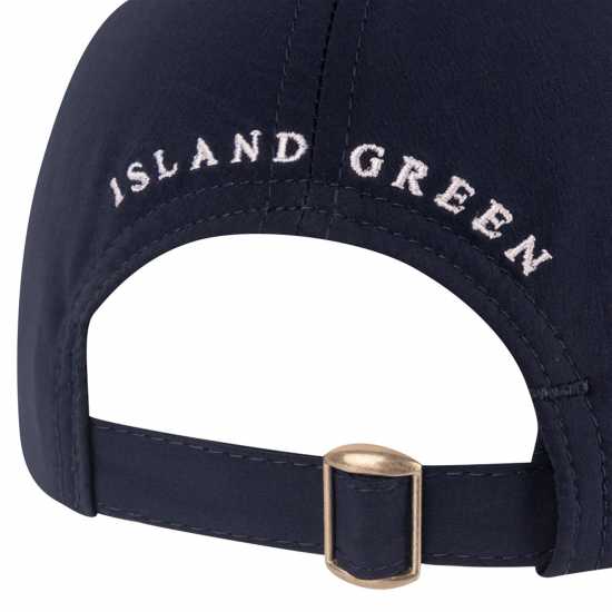 Island Green Golf Diamante Logo Peak Cap Ladies Blue Шапки с козирка