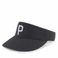 Puma Men's P Visor Adjustable Golf Cap Brt White/Bl Puma Men's P Visor Adjustable Golf Cap Brt White/Bl