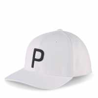 Puma Logo Cap White-Black Голф пълна разпродажба