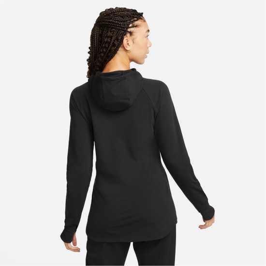 Nike Dri-FIT Academy Women's Hoodie Black/White Дамски суичъри и блузи с качулки
