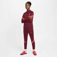 Nike Liverpool Strike Tracksuit 2021 2022 Junior Red Детски спортни екипи