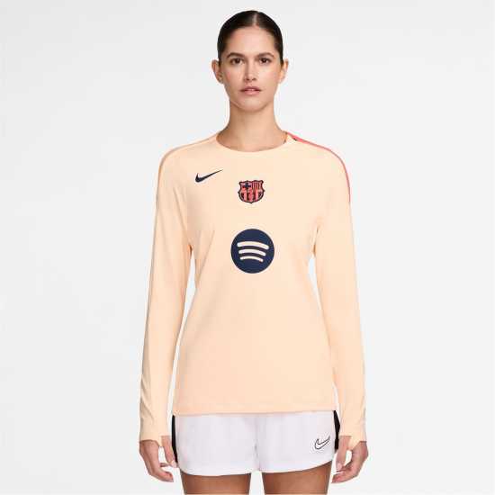 Футболни тренировъчни горнища Nike Barcelona Strike Third Top 2025 2026 Womens Nike Barcelona Strike Third Top 2025 2026 Womens Футболни тренировъчни горнища