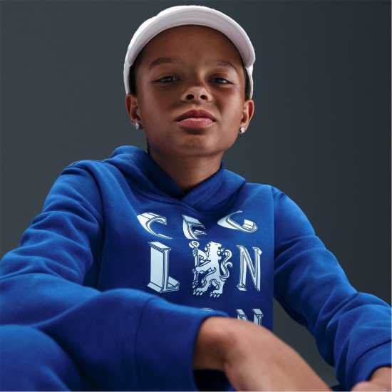 Nike Chelsea Club Hoodie Juniors  Детски суитчъри и блузи с качулки