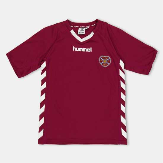 Hummel Домакинска Футболна Фланелка Hearts Retro Home Shirt 2005 2006 Juniors  