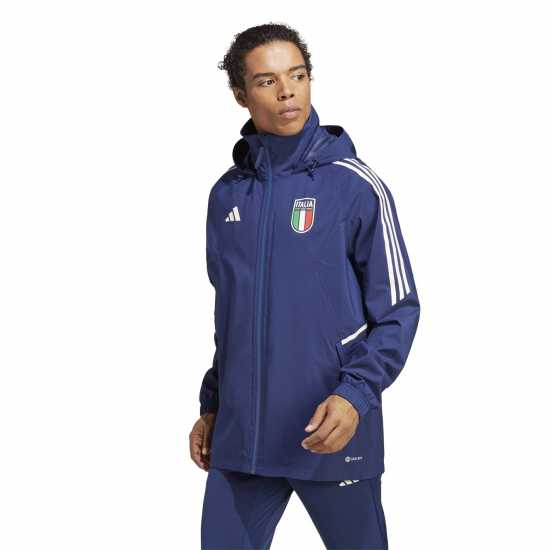 Adidas Мъжко Яке За Дъжд Italy Rain Jacket Mens 2022  Мъжки грейки