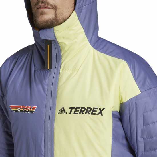 Adidas Ватирано Яке Terrex Myshelter Primaloft Hooded Padded Jacket Me  