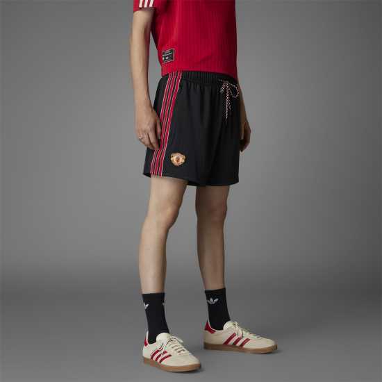 Adidas Manchester United Fc Terrace Icons Shorts Adults Adidas Manchester United Fc Terrace Icons Shorts Adults