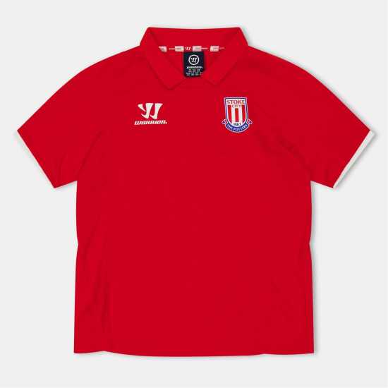Warrior Блуза С Яка Kids' Stoke Football Polo Shirt Warrior Блуза С Яка Kids' Stoke Football Polo Shirt