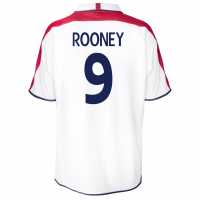 Домакинска Футболна Фланелка Score Draw Sd England Retro Home Shirt 2004 Adults Rooney 9 
