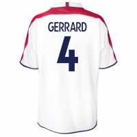 Домакинска Футболна Фланелка Score Draw Sd England Retro Home Shirt 2004 Adults Gerrard 4 