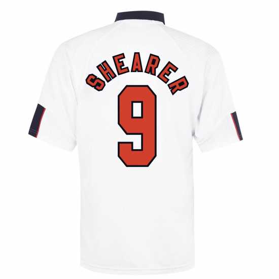 Домакинска Футболна Фланелка Score Draw Sd England Retro Home Shirt 1998 Adults Shearer 9 