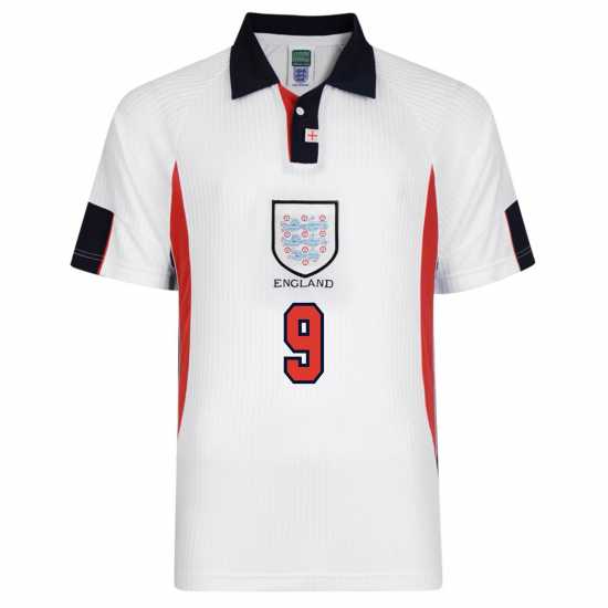 Домакинска Футболна Фланелка Score Draw Sd England Retro Home Shirt 1998 Adults Shearer 9 