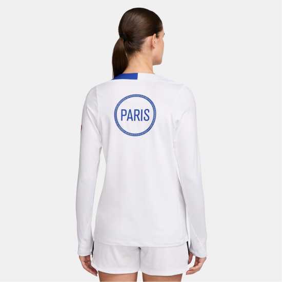 Футболни тренировъчни горнища Nike Psg Strike Crew Top 2025 2026 Womens Nike Psg Strike Crew Top 2025 2026 Womens Футболни тренировъчни горнища