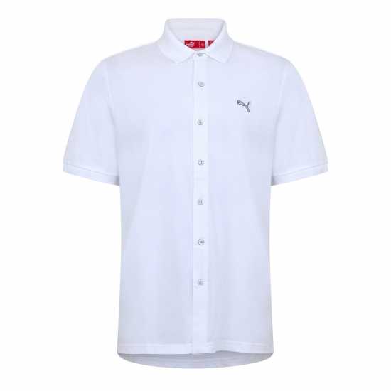 Puma Golf Button Polo Mens  
