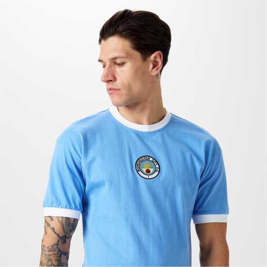 Домакинска Футболна Фланелка Score Draw Score Manchester City 1972 Home Shirt Mens Домакинска Футболна Фланелка Score Draw Score Manchester City 1972 Home Shirt Mens