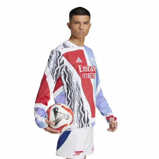 Adidas Arsenal Pre Match Drill Top 2024 2025 Adults  Футболни тренировъчни горнища