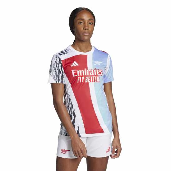 Adidas Arsenal Pre Match Shirt 2024 2025 Womens  