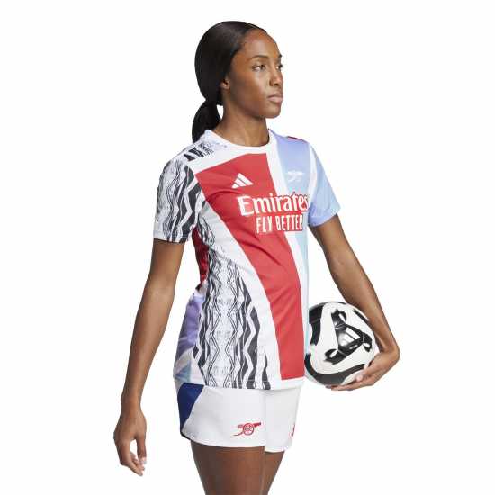 Adidas Arsenal Pre Match Shirt 2024 2025 Womens  