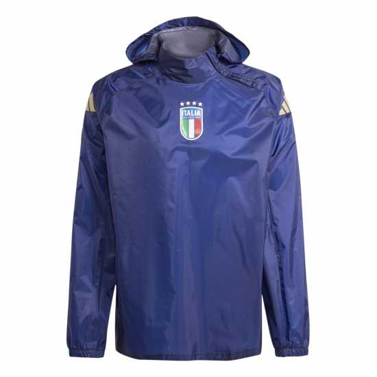 Футболни екипи за бягане Adidas Italy Tiro 24 Pro Rain Top Adults Adidas Italy Tiro 24 Pro Rain Top Adults Футболни екипи за бягане