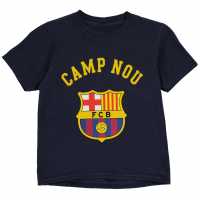 Source Lab Тениска Момчета Fc Barcelona T Shirt Junior Boys  Детски тениски и фланелки