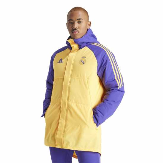 Футболни тренировъчни якета Adidas Real Madrid Condivo 23 Parka Adults Adidas Real Madrid Condivo 23 Parka Adults Футболни тренировъчни якета