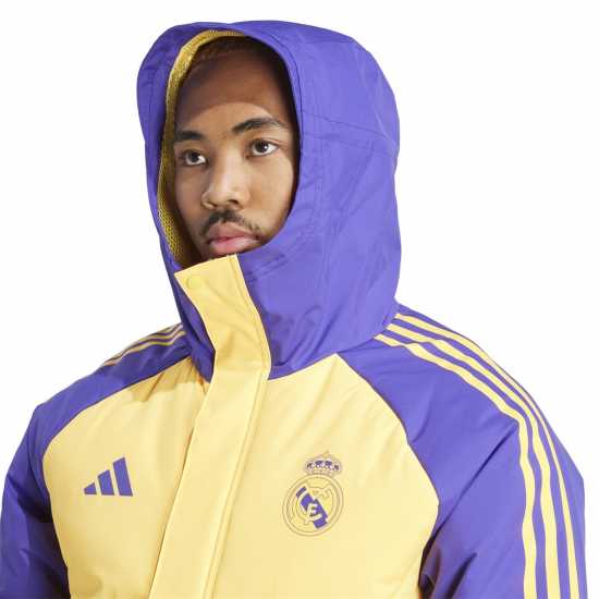 Футболни тренировъчни якета Adidas Real Madrid Condivo 23 Parka Adults Adidas Real Madrid Condivo 23 Parka Adults Футболни тренировъчни якета