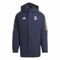 Футболни тренировъчни горнища Adidas Real Madrid Condivo 23 Stadium Parka Adults Adidas Real Madrid Condivo 23 Stadium Parka Adults