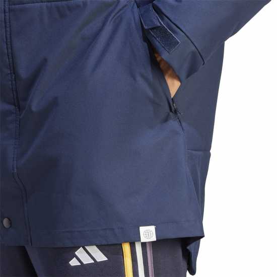 Футболни тренировъчни горнища Adidas Real Madrid Condivo 23 Stadium Parka Adults Adidas Real Madrid Condivo 23 Stadium Parka Adults