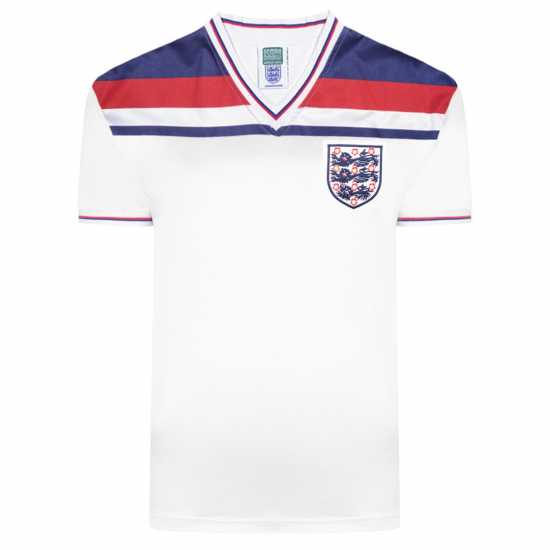 Домакинска Футболна Фланелка Draw England 1982 Home Shirt Adults  