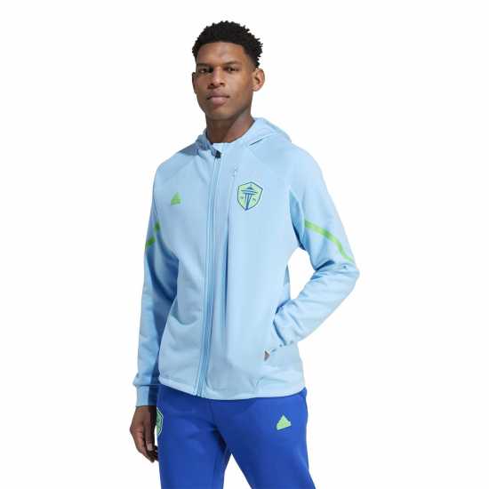 Футболни тренировъчни якета Adidas Seattle Sounders Designed For Gameday Anthem Jacket Adults Adidas Seattle Sounders Designed For Gameday Anthem Jacket Adults Футболни тренировъчни якета