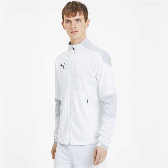 Puma Мъжко Яке Stadium Jacket Mens Бяло/ЗЗ Футболни екипи за бягане