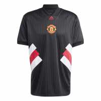 Adidas Мъжка Риза Manchester United Fc Icon Retro Shirt Mens  Футболни тренировъчни горнища