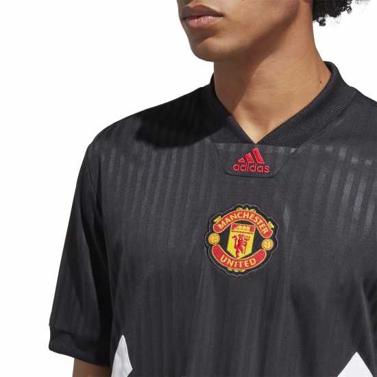Adidas Мъжка Риза Manchester United Fc Icon Retro Shirt Mens  Футболни тренировъчни горнища
