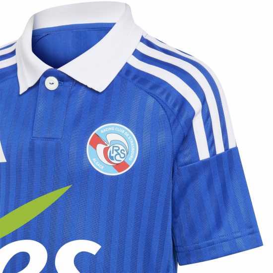 Детски тениски и фланелки Adidas Strasbourg Home Minikit 2025 2026 Infants Adidas Strasbourg Home Minikit 2025 2026 Infants Детски тениски и фланелки