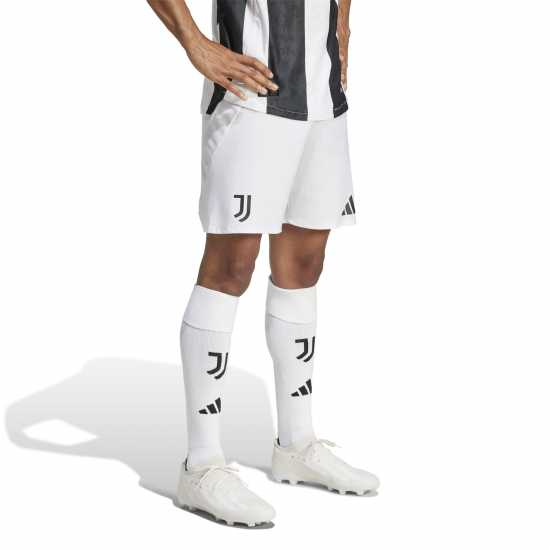 Adidas Juventus Authentic Home Shorts 2024 2025 Adults  