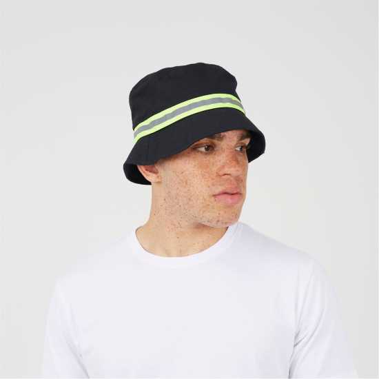Brave Soul Рибарска Шапка Bucket Hat Черно Brave Soul Рибарска Шапка Bucket Hat Черно