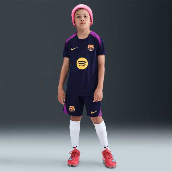 Nike Детско Горнище За Тренировка Barcelona Strike Drill Top Juniors  Всекидневно футболно облекло