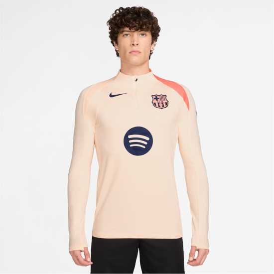 Мъжки горнища с цип Nike Barcelona Third Strike Drill Top Adults Nike Barcelona Third Strike Drill Top Adults Мъжки горнища с цип