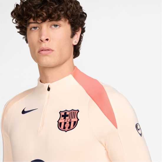 Мъжки горнища с цип Nike Barcelona Third Strike Drill Top Adults Nike Barcelona Third Strike Drill Top Adults Мъжки горнища с цип