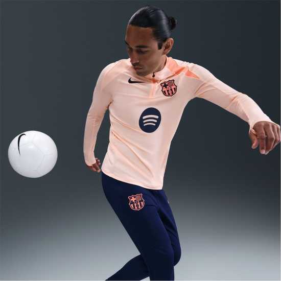 Мъжки горнища с цип Nike Barcelona Third Strike Drill Top Adults Nike Barcelona Third Strike Drill Top Adults Мъжки горнища с цип