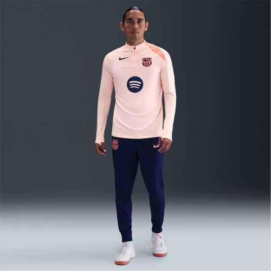 Мъжки горнища с цип Nike Barcelona Third Strike Drill Top Adults Nike Barcelona Third Strike Drill Top Adults Мъжки горнища с цип