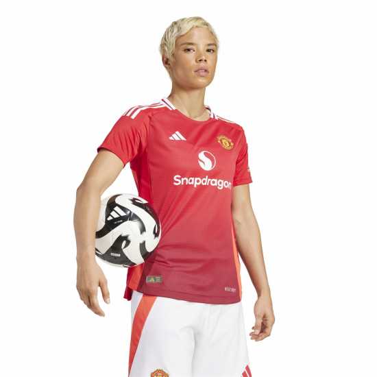 Всекидневно футболно облекло Adidas Домакинска Футболна Фланелка Manchester United Authentic Home Shirt 2024 2025 Womens Adidas Домакинска Футболна Фланелка Manchester United Authentic Home Shirt 2024 2025 Womens Всекидневно футболно облекло