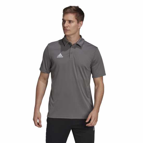 Adidas Мъжка Блуза С Яка Ent22 Polo Shirt Mens Grey Мъжки тениски с яка