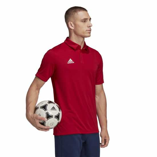 Adidas Мъжка Блуза С Яка Ent22 Polo Shirt Mens Red Мъжки тениски с яка