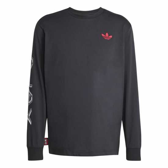 Футболни тренировъчни горнища Adidas Ajax Amsterdam Graphic Long Sleeve T-Shirt Adults Adidas Ajax Amsterdam Graphic Long Sleeve T-Shirt Adults Футболни тренировъчни горнища