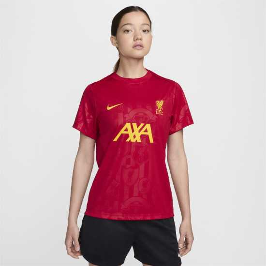 Nike Liverpool Academy Pro Pre Match Shirt 2024 2025 Womens Nike Liverpool Academy Pro Pre Match Shirt 2024 2025 Womens