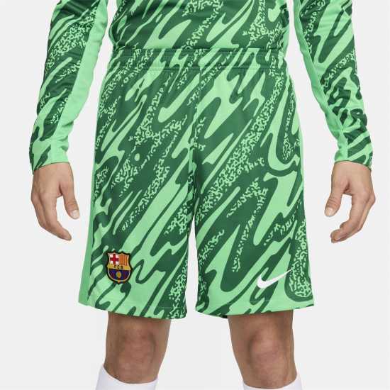 Футболни тренировъчни долнища Nike Barcelona Home Goalkeeper Shorts 2024 2025 Adults Nike Barcelona Home Goalkeeper Shorts 2024 2025 Adults Футболни тренировъчни долнища