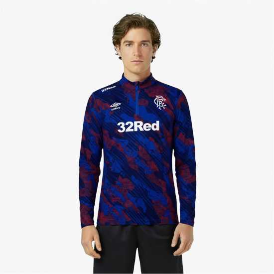 Umbro Mens Rangers Armed Forces Pre Match Long Sleve Kit 2025 2026 Umbro Mens Rangers Armed Forces Pre Match Long Sleve Kit 2025 2026