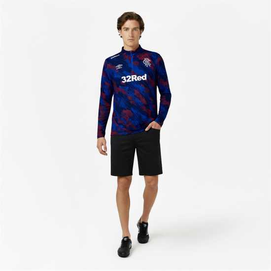 Umbro Mens Rangers Armed Forces Pre Match Long Sleve Kit 2025 2026 Umbro Mens Rangers Armed Forces Pre Match Long Sleve Kit 2025 2026