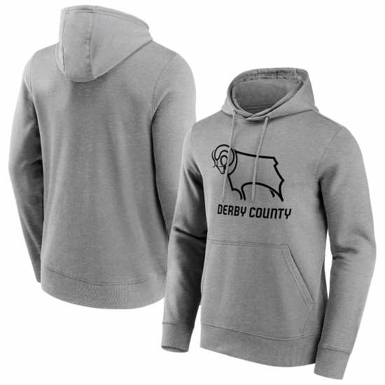 Мъжки суитчъри и блузи с качулки Team Essential Logo Hoodie Mens Сиво Team Essential Logo Hoodie Mens Сиво Мъжки суитчъри и блузи с качулки